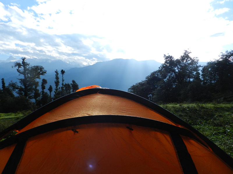 Camping at Raithal